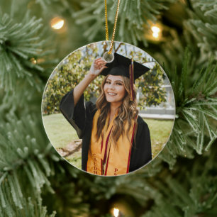 Create Your Own Custom Graduate Photo Ceramic Tree Decoration