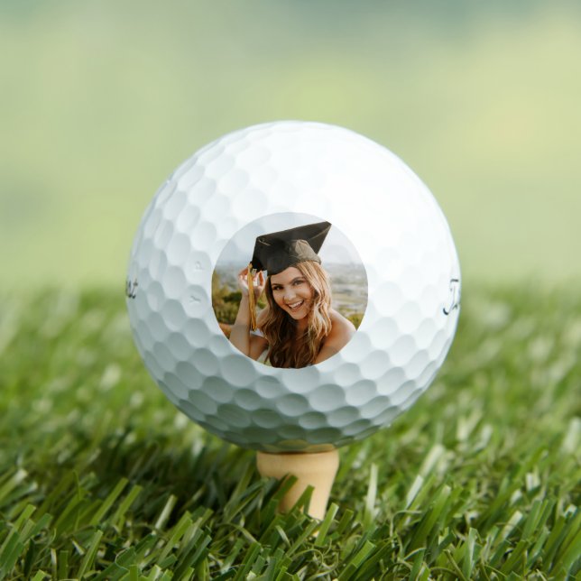 Create Your Own Custom Graduate Photo Golf Balls (Insitu Tee)