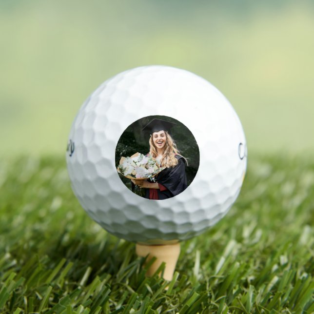 Create Your Own Custom Graduate Photo Golf Balls (Insitu Tee)