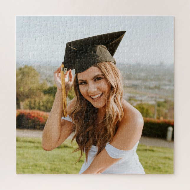 Create Your Own Custom Graduate Photo Jigsaw Puzzle (Vertical)