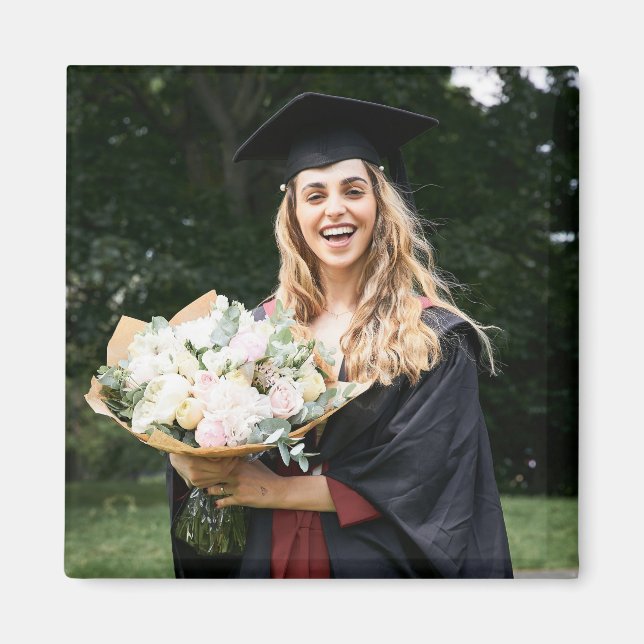 Create Your Own Custom Graduate Photo Magnet (Front)