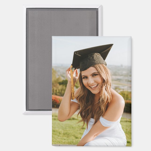Create Your Own Custom Graduate Photo Magnet (Front/Back)
