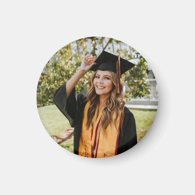 Create Your Own Custom Graduate Photo Magnet (Front)