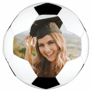 Create Your Own Custom Graduate Photo Soccer Ball