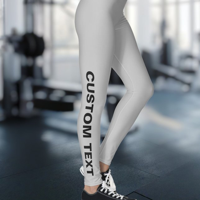 Create Your Own Custom Grey Leggings (Creator Uploaded)