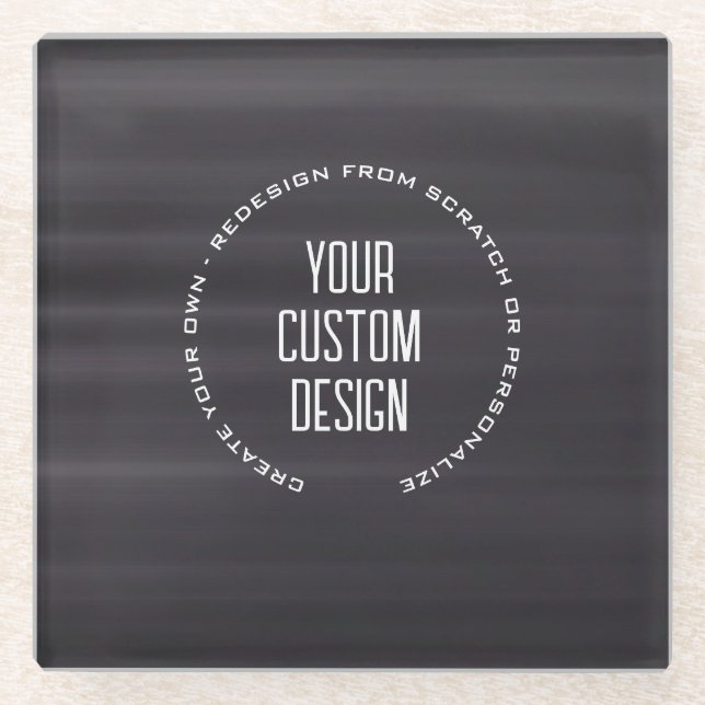 Create Your Own Custom Image Glass Coaster (Front)