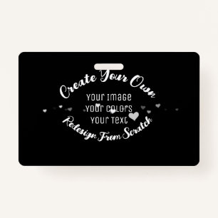 Create Your Own Custom Image ID Badge