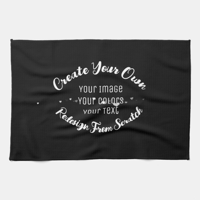 Create Your Own Custom Image Tea Towel (Horizontal)