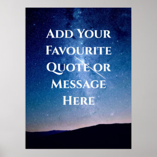 Create Your Own Custom Inspirational Quote Poster