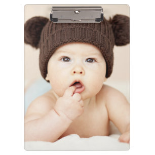 Create Your Own Custom Kids Children Photo Modern Clipboard