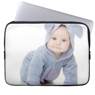 Create Your Own Custom Kids Children Photo Modern Laptop Sleeve