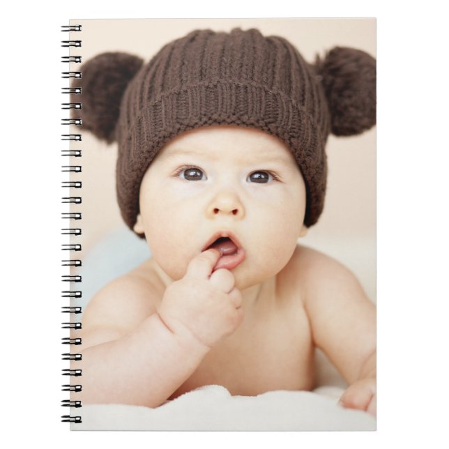 Create Your Own Custom Kids Children Photo Modern Notebook (Front)