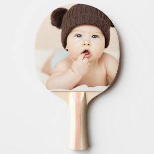 Create Your Own Custom Kids Children Photo Modern Ping Pong Paddle