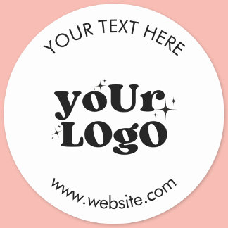 Create Your Own Custom Logo Classic Round Sticker