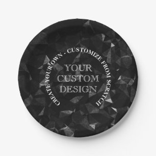 Create Your Own Custom Logo/Design Paper Plate