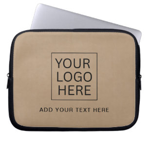 Create Your Own Custom Logo & Text Promotional Laptop Sleeve