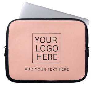 Create Your Own Custom Logo & Text Promotional Laptop Sleeve