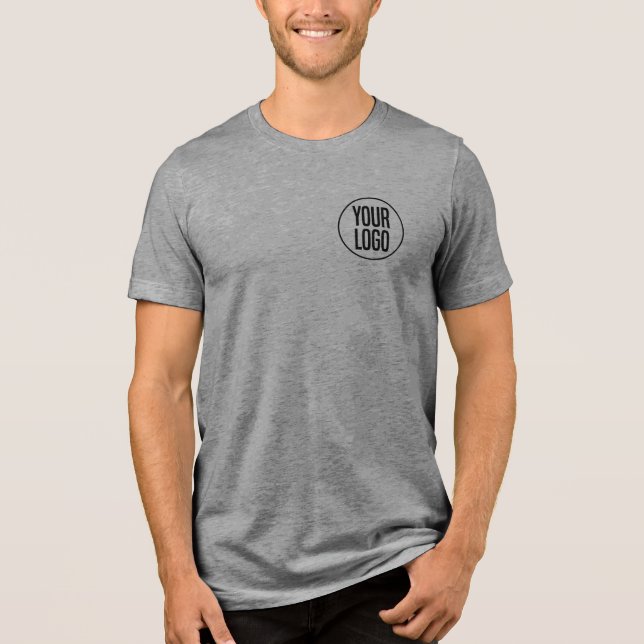 Create Your Own Custom Logo Tri-Blend Shirt (Front)
