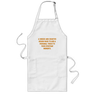 Create Your Own Custom Long Apron