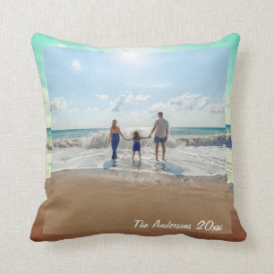 Create Your Own Custom Memorable Family Photo Cushion
