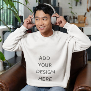 Create Your Own Custom Men's Basic Sweatshirt