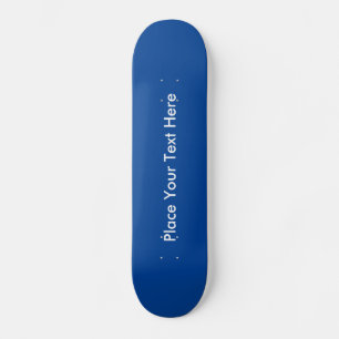 Create Your Own Custom Message Blue Skateboard