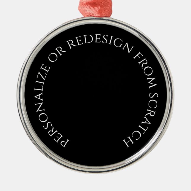 Create Your Own Custom Metal Tree Decoration (Front)