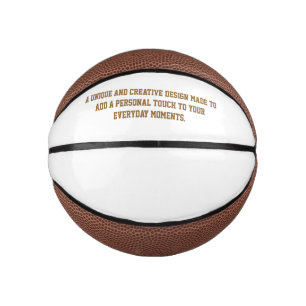 Create Your Own Custom Mini Basketball