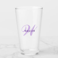 Create Your Own Custom Monogram And Name Purple