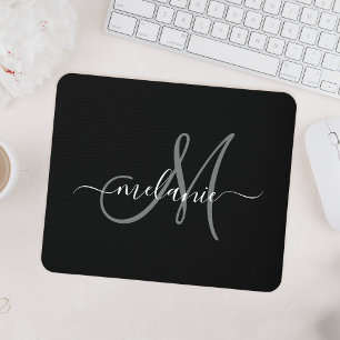 Create Your Own Custom Monogram And Name Script Mouse Pad