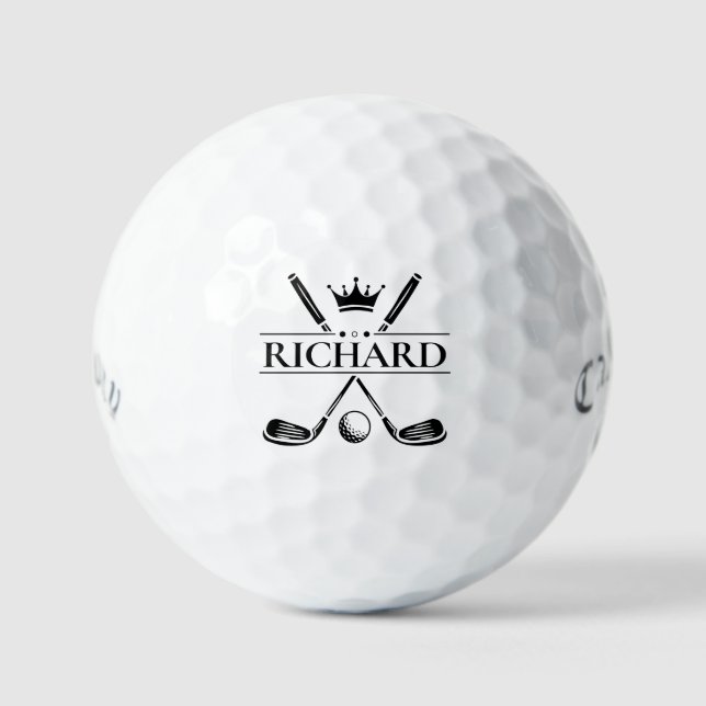 Create Your Own Custom Name Golf Balls (Front)