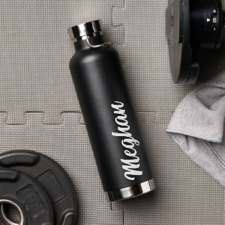 Create your own custom name personalised water bottle