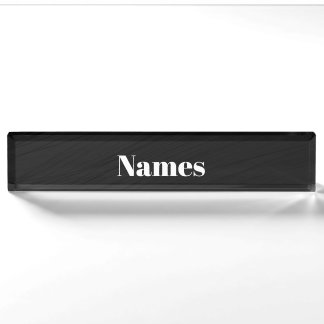 Create Your Own Custom Nameplate