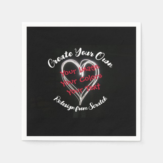 Create Your Own Custom Napkin (Front)