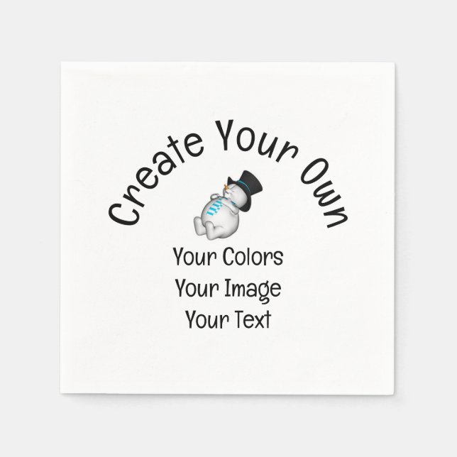 Create Your Own Custom Napkin (Front)