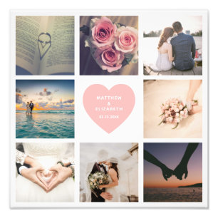 Create Your Own Custom Newly Weds Wedding Photo Print
