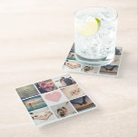 Create Your Own Custom Newlyweds Wedding Photo Glass Coaster<br><div class="desc">Create Your Own Custom Newlyweds Wedding Photo Glass Coaster</div>