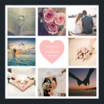 Create Your Own Custom Newlyweds Wedding Photo Poster<br><div class="desc">Create Your Own Custom Newlyweds Wedding Photo Poster</div>