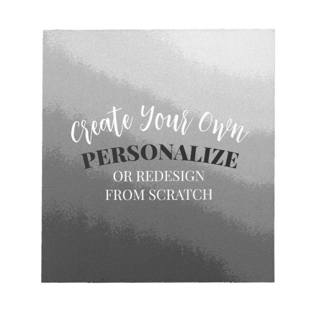 Create Your Own Custom Notepad (Front)