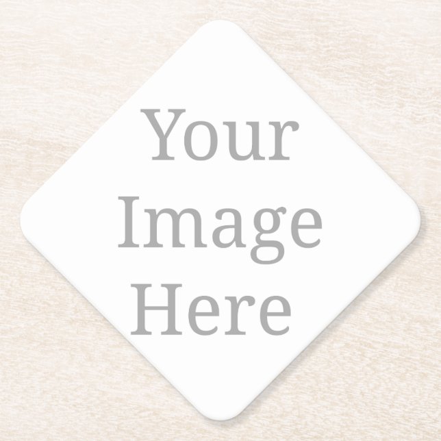 Create your own custom  paper coaster (Front)