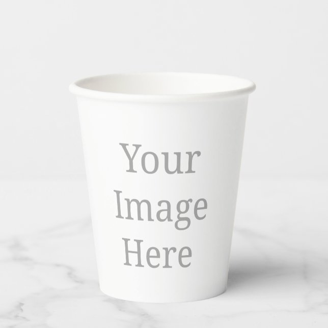 Create your own custom  paper cups (Front)