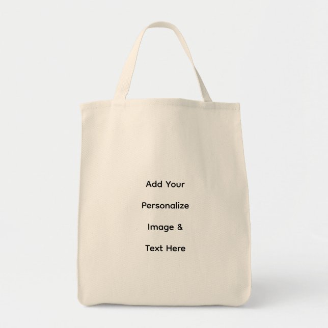 create your own custom personalise tote bag (Front)