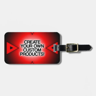 Create your own custom, personalised, and unique luggage tag