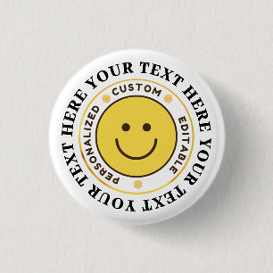 Create Your Own Custom Personalised Blank Template 3 Cm Round Badge