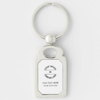 Create Your Own Custom Personalised Blank Template Key Ring