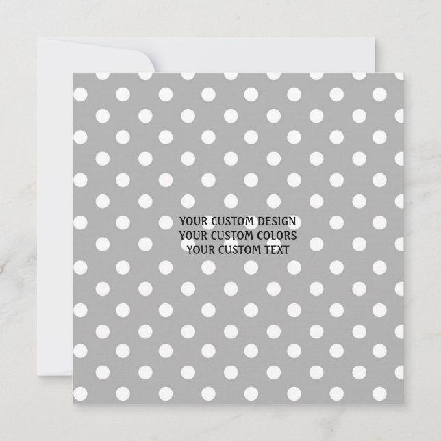 Create Your Own Custom Personalised Card (Front)