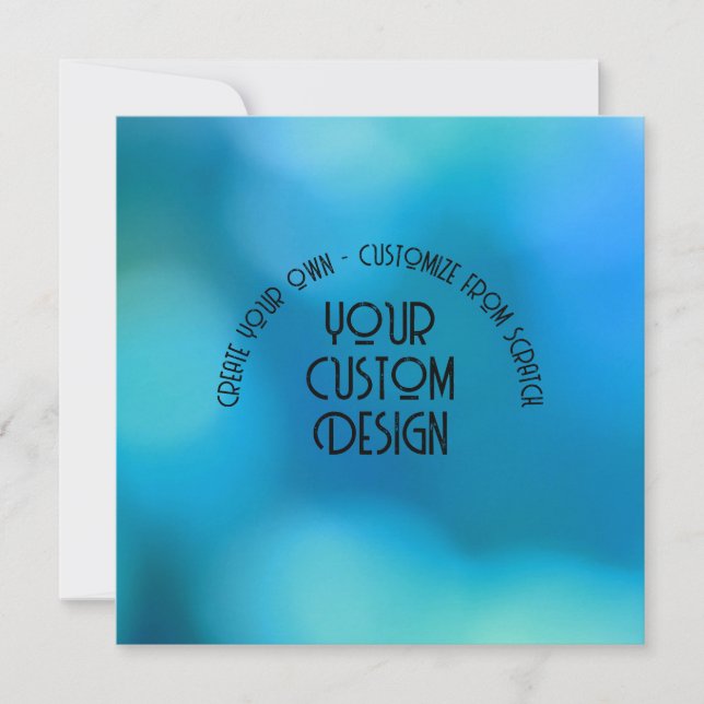 Create Your Own Custom Personalised Card (Front)