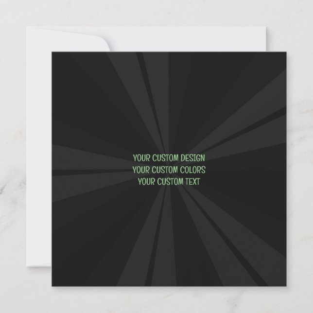Create Your Own Custom Personalised Card (Front)
