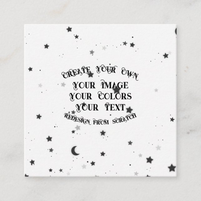 Create Your Own Custom Personalised Enclosure Card (Front)