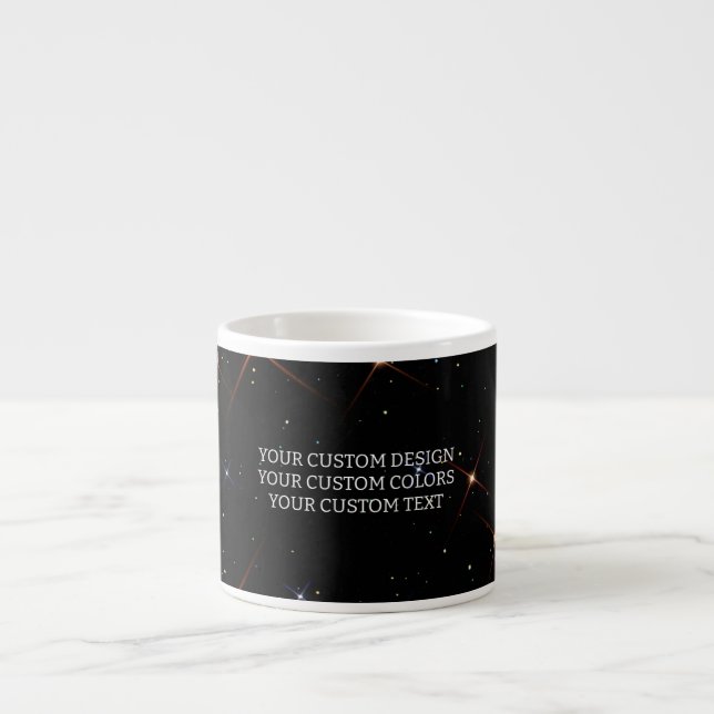 Create Your Own Custom Personalised Espresso Cup (Front)